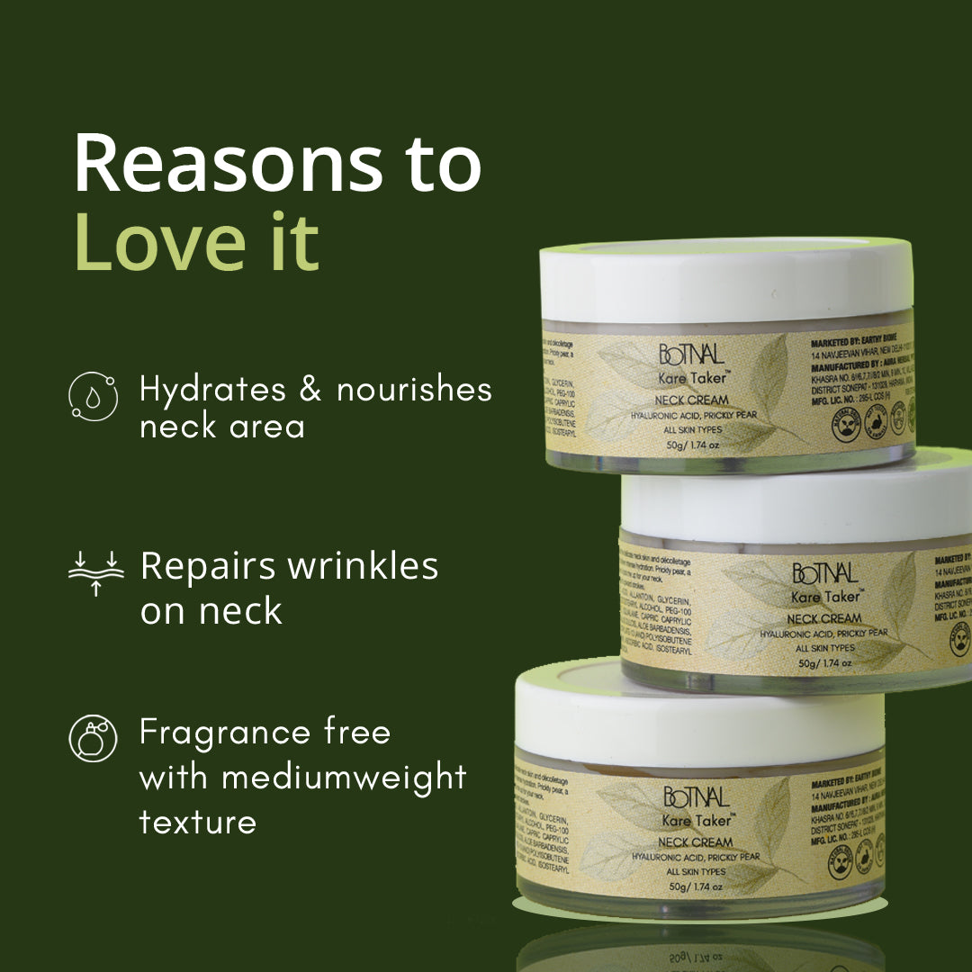 Kare Taker Neck Cream for Fine Lines, Wrinkles & Initial Signs of Aging | Flat 30% Off 💥🤩