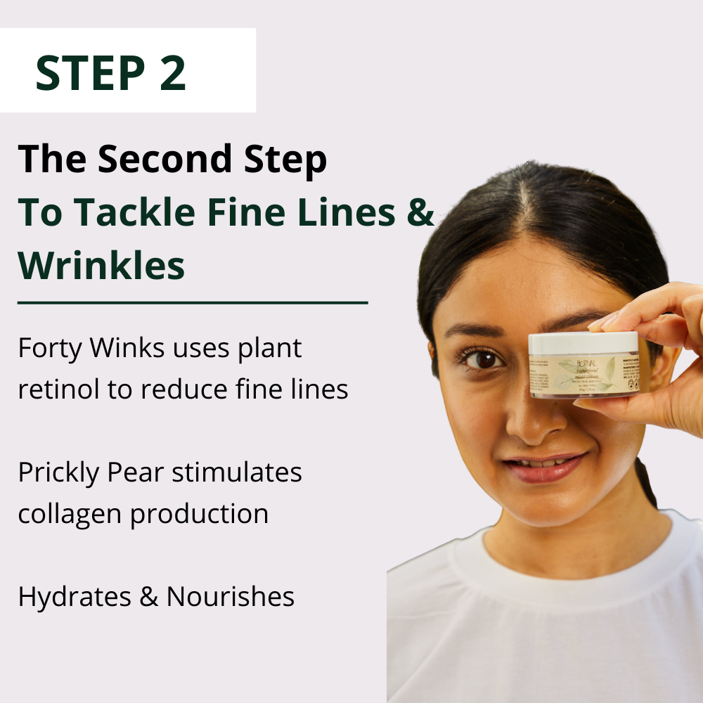 Anti-Ageing Combo Kit For Fine Lines, Wrinkles and First Signs of Ageing with Plant Retinol