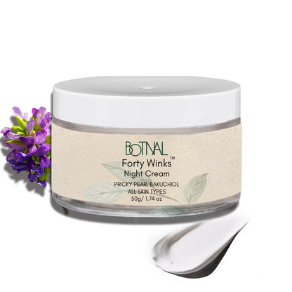 Forty Winks Night Cream for Dry Skin, Fine Lines & Wrinkles with Plant Retinol